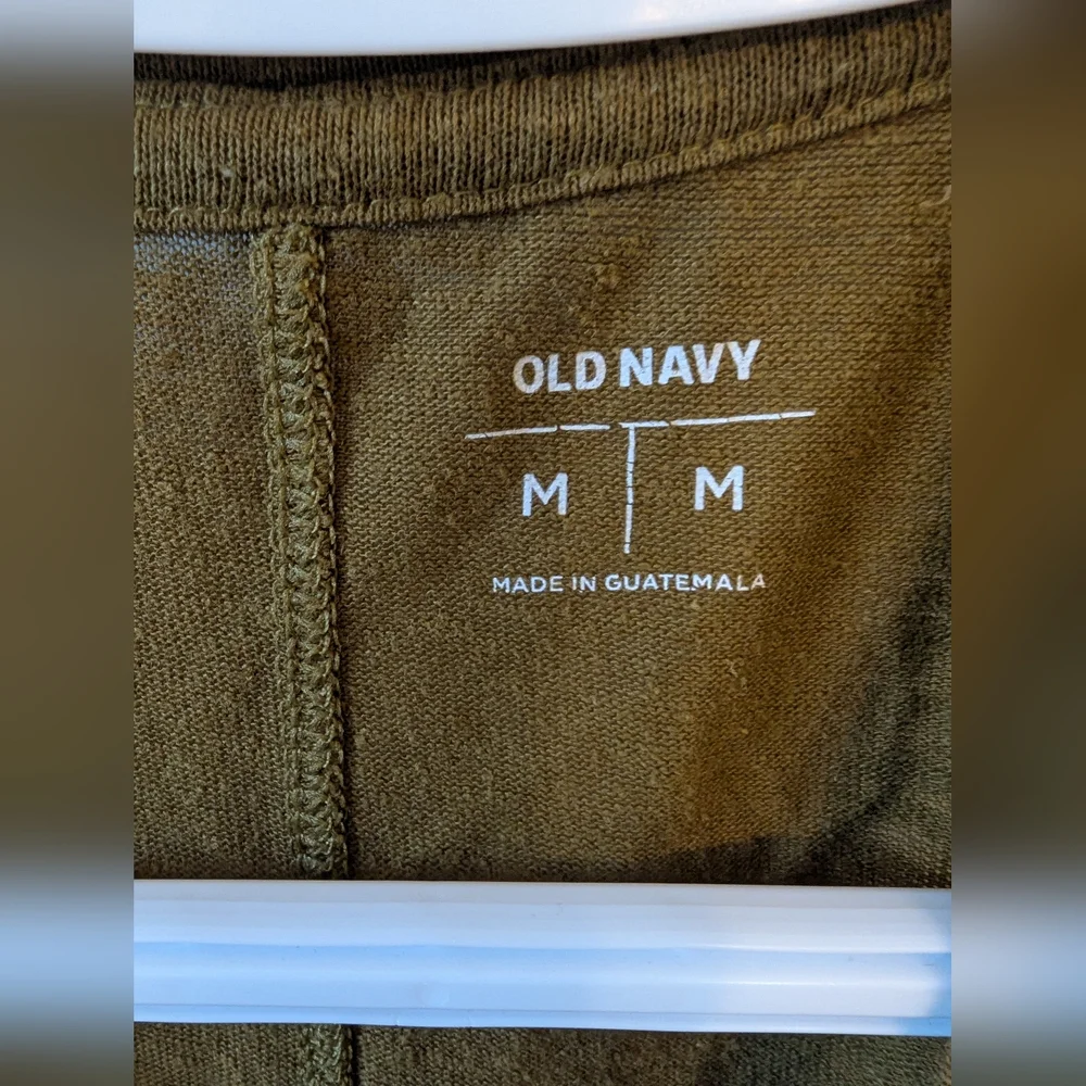 Old Navy Linen Blend Chartreuse Tank - Picture 4 of 5
